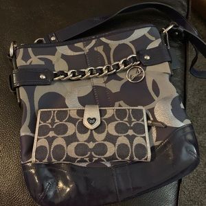 Coach Crossbody with matching wallet